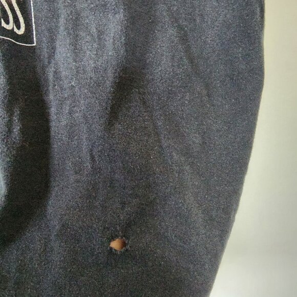 James Patterson Jester Shirt Black Large Distressed Black Fruit of the Loom - Picture 5 of 6